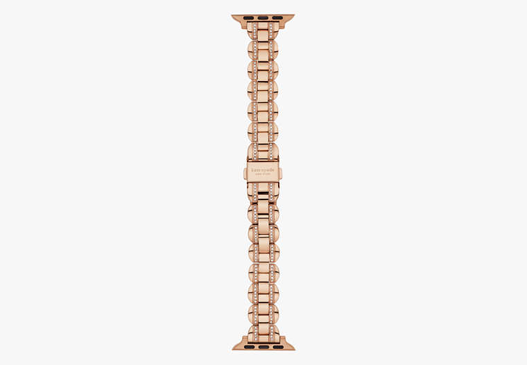 Rose Gold Pavé Scallop Link Band For Apple Watch®, Rose Gold, Product