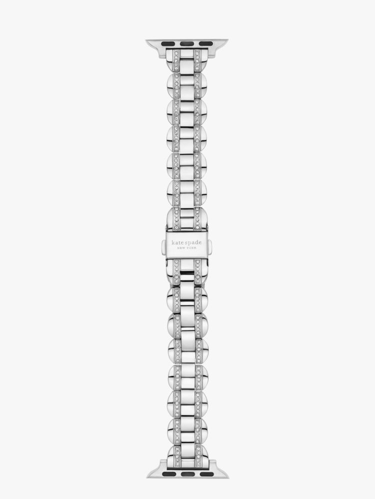 Kate Spade Silver Pavé Stainless Steel Bracelet 38/40mm Band For Apple Watch®. 3