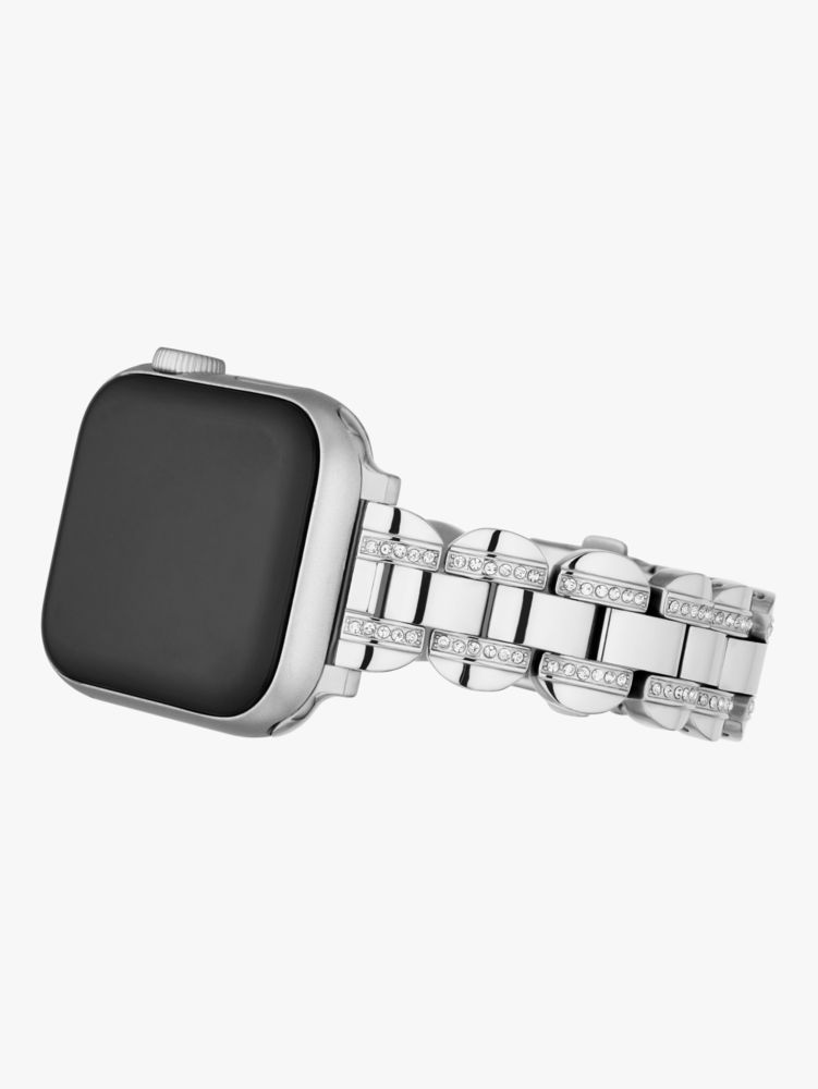 Kate Spade Silver Pavé Stainless Steel Bracelet 38/40mm Band For Apple Watch®. 5