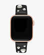 Black Leather Pearl Appliqué 38/40mm Band For Apple Watch®, Black, Product