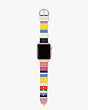 Multicolored Striped Silicone 38/40mm Band For Apple Watch®, Multi, Product