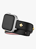black double-wrap leather 38/40mm band for apple watch®, , s7productThumbnail