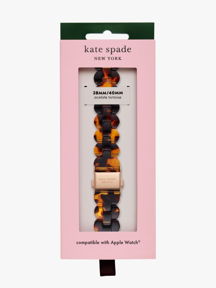 Tortoiseshell Acetate 38/40mm Band For Apple Watch® | Kate Spade New York