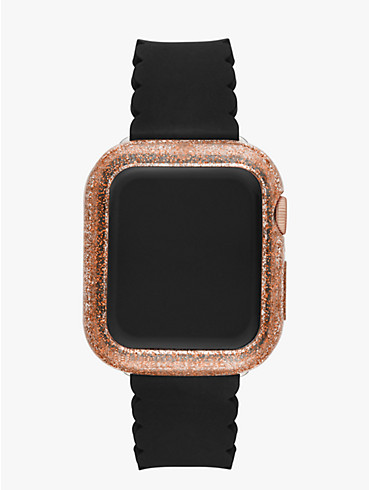 rose gold glitter 38/40mm bumper for apple watch®, , rr_productgrid