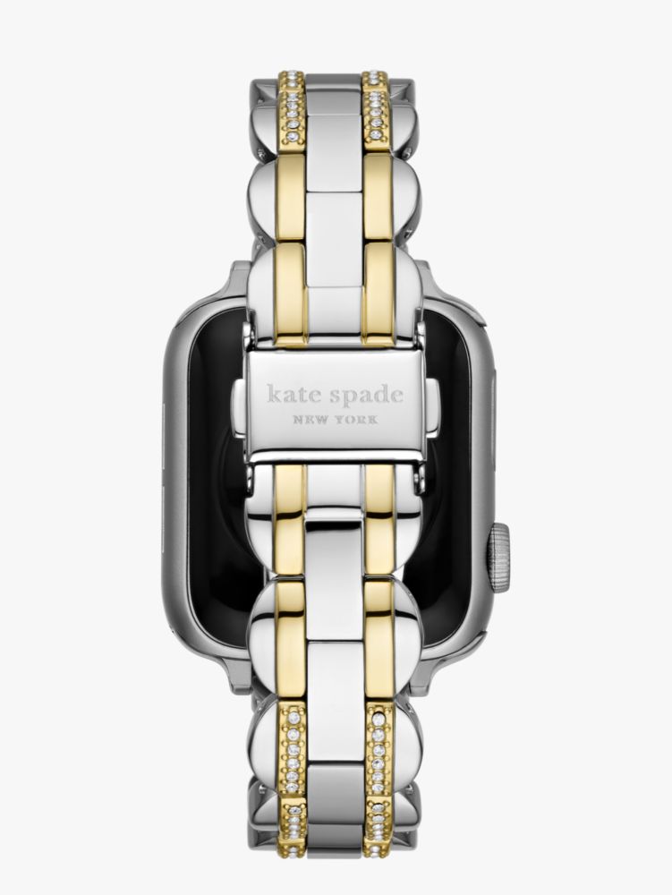 Two-tone Pavé Stainless Steel Bracelet 38/40mm Band For Apple Watch®, Parchment, Product