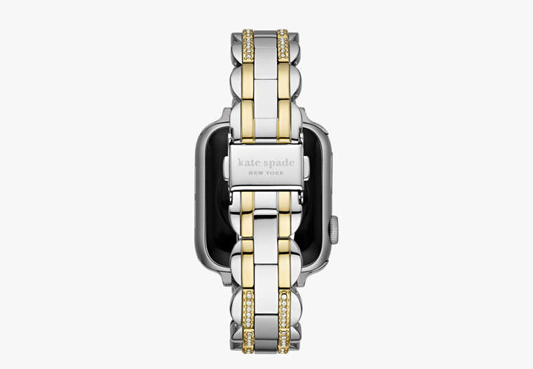 Two-tone Pavé Stainless Steel Bracelet 38/40mm Band For Apple Watch®, Parchment, Product