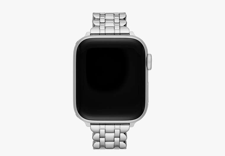 Silver Scallop Link Stainless Steel Bracelet 42/44/45mm Band For Apple Watch®, Silver, Product image number 0