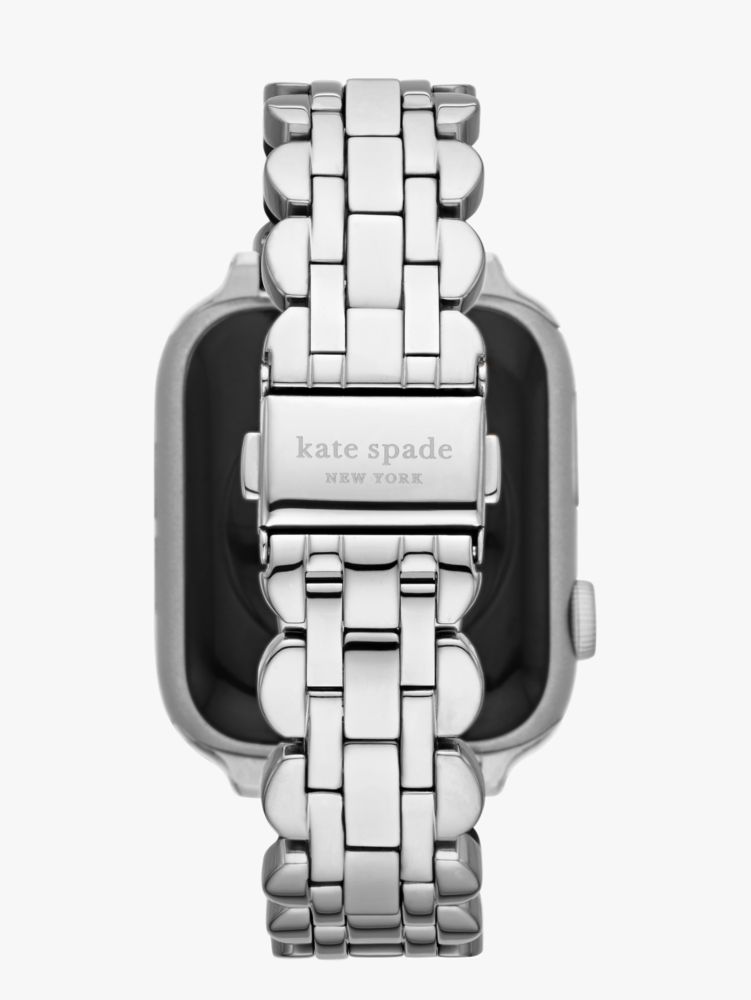 Silver Scallop Link Stainless Steel Bracelet 42/44/45mm Band For Apple Watch® Kate Spade New York
