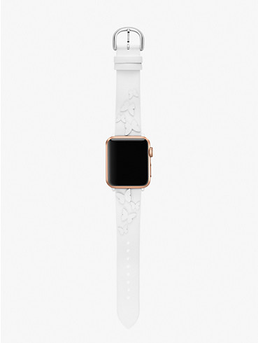 white butterfly leather 38/40mm band for apple watch®, , rr_productgrid