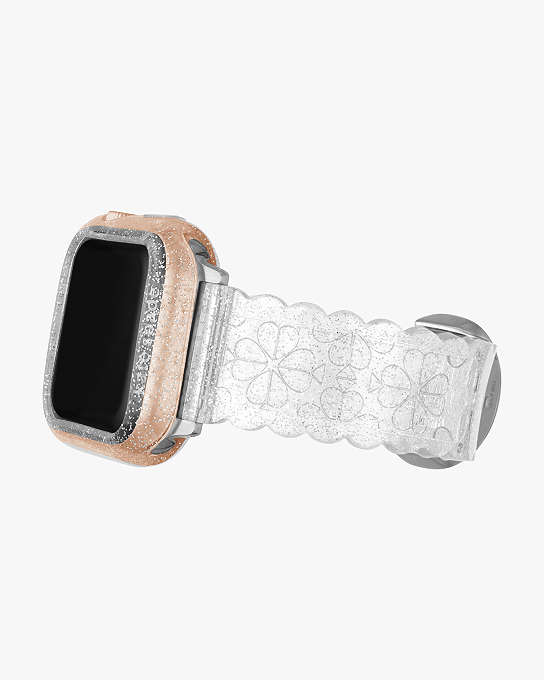 Silver Glitter Jelly 40mm Case & Band Set For Apple Watch® | Kate Spade New  York