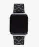Black Spade Flower Jacquard 38/40mm Band For Apple Watch®, Black, ProductTile
