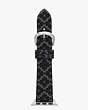Black Spade Flower Jacquard 38/40mm Band For Apple Watch®, Black, Product