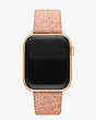 Rose Gold Glitter Leather 38/40mm Band For Apple Watch®, Rose Gold, Product