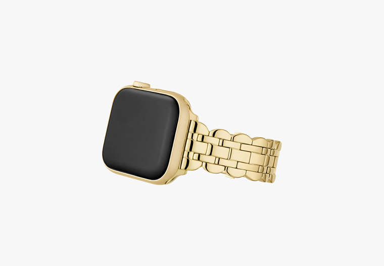 Gold-tone Scalloped Stainless Steel Bracelet 38/40/41mm Band For Apple Watch®, LIMELIGHT, Product