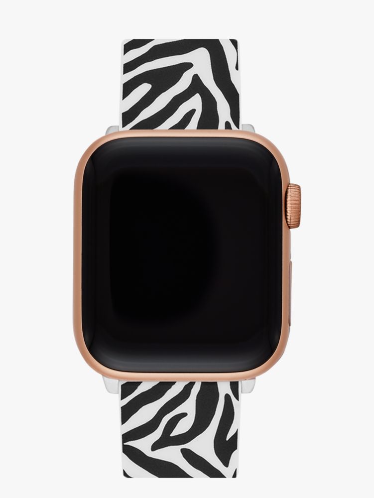 Zebra Stripe Silicone 38/40/41mm Band For Apple Watch® | Kate Spade New York