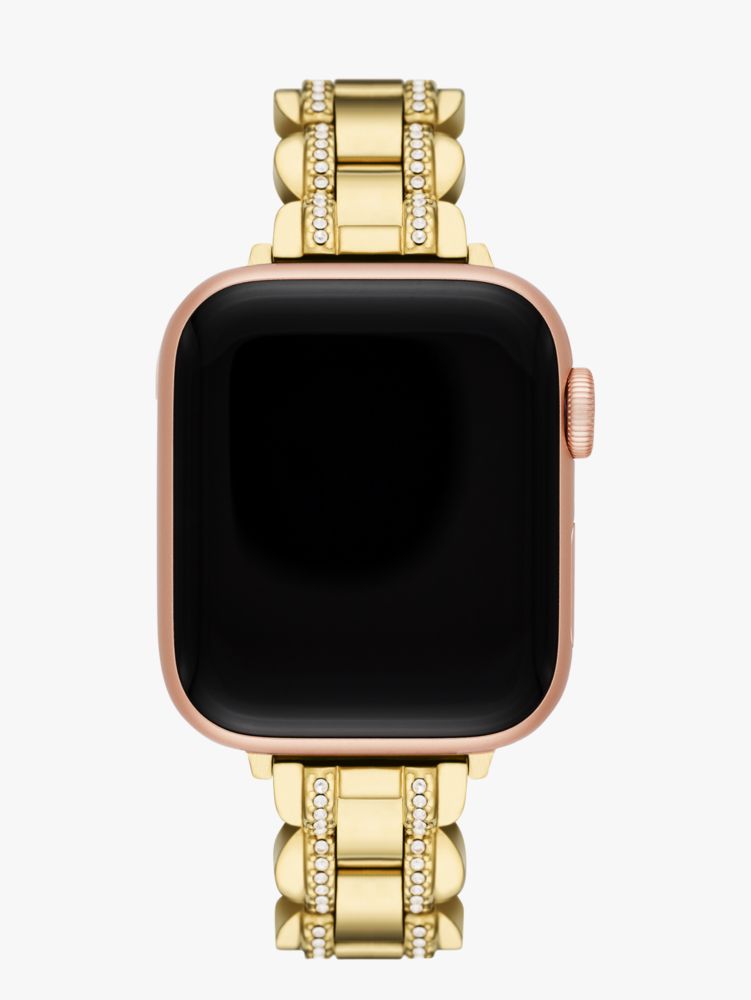 Gold Pavé Scallop Link 38/40mm Band For Apple Watch® | Kate Spade New York