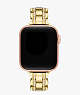 Gold Pavé Scallop Link 38/40mm Band For Apple Watch®, LIMELIGHT, ProductTile