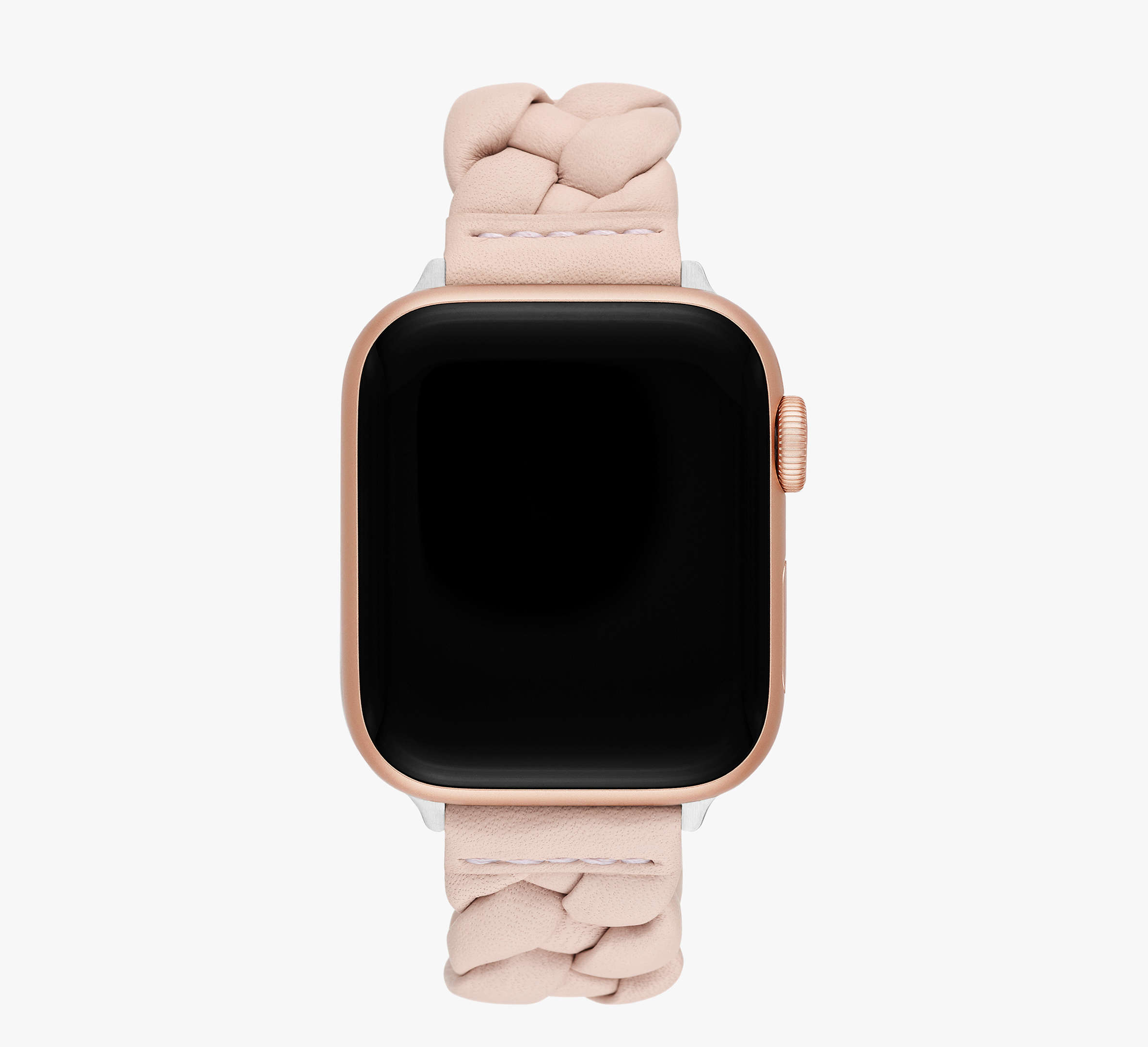 Kate Spade Braided Leather 38-49mm Band For Apple Watch In Pink
