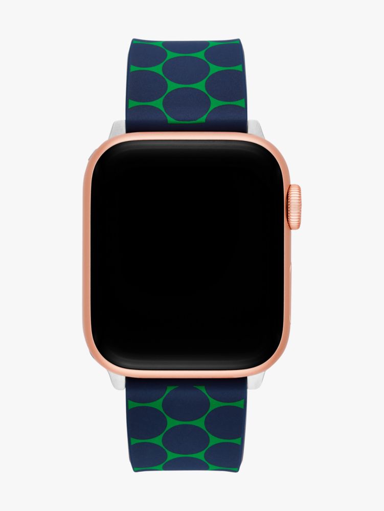 Blue & Green Dot Silicone 38 49mm Band For Apple Watch® | Kate Spade New  York