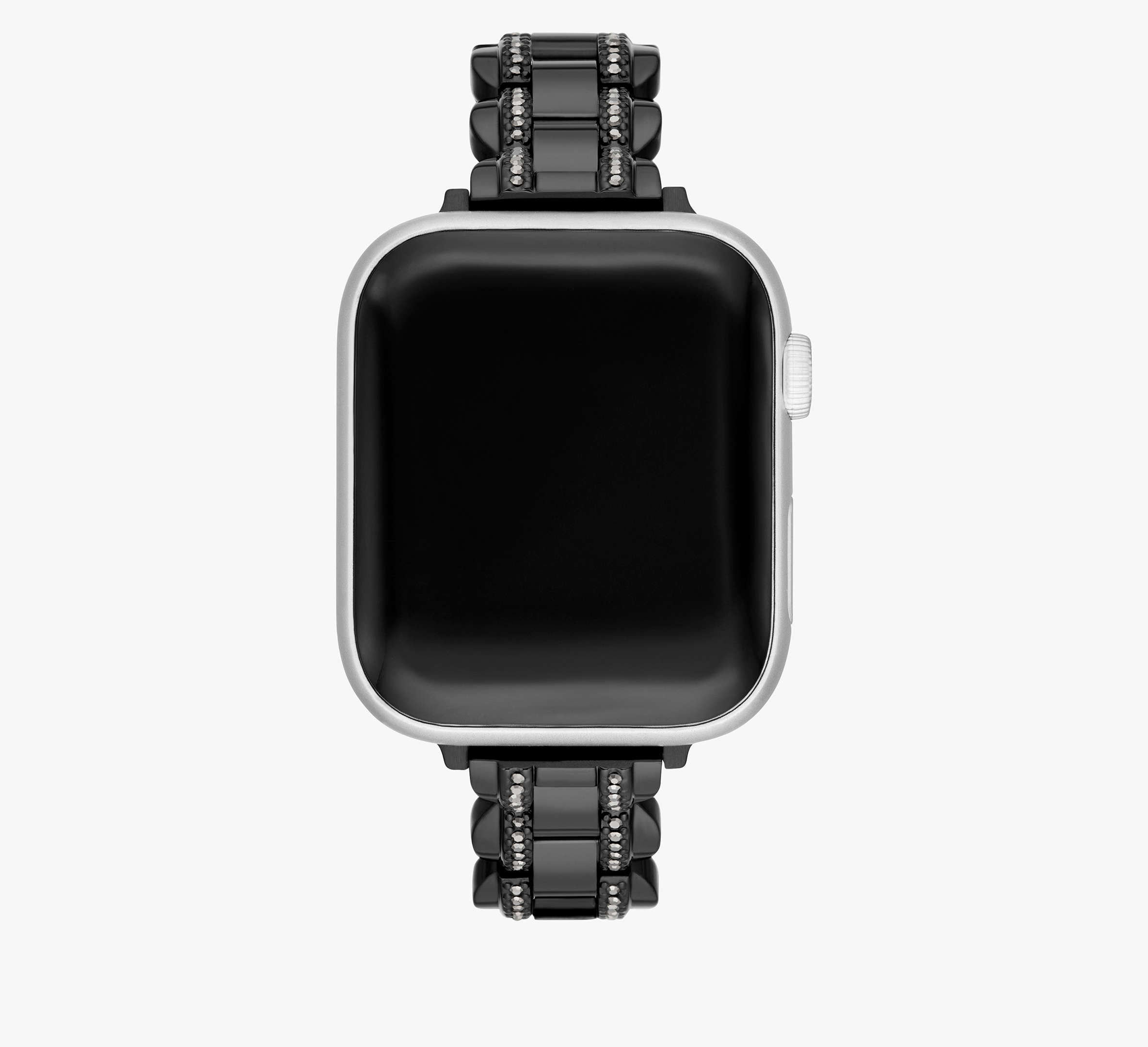 Kate Spade Black Stainless Steel 38-45mm Band For Apple Watch