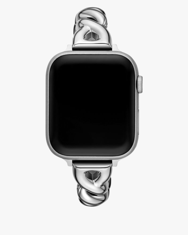 Kate Spade Stainless Steel 38-41mm Band For Apple Watch In Silver