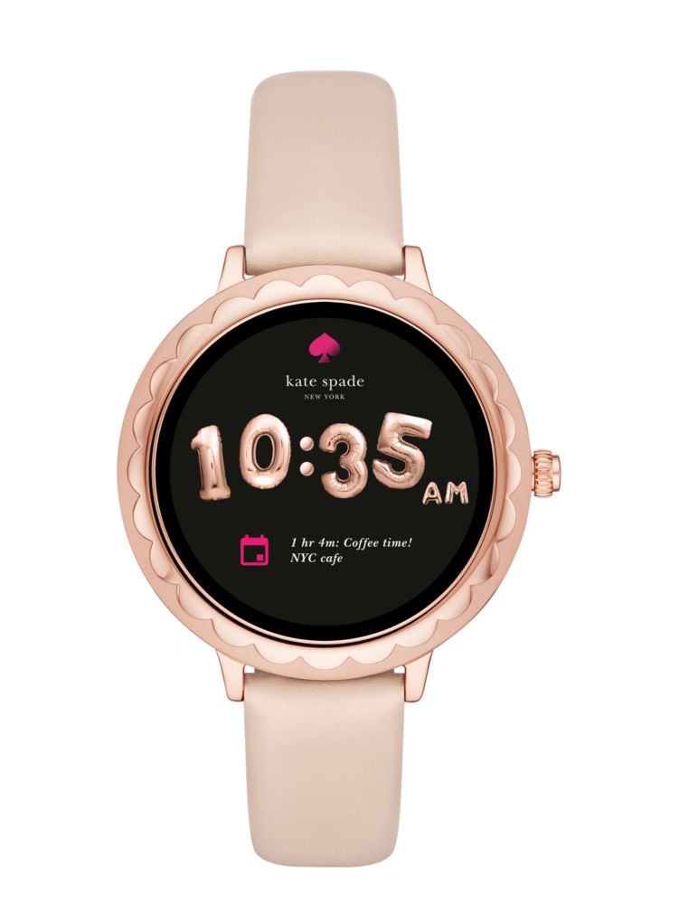 Scallop Touchscreen Smartwatch, Fluo Pink, Product