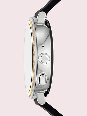 black silicone scallop smartwatch 2, , rr_productgrid