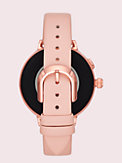 blush leather scallop smartwatch 2, , s7productThumbnail