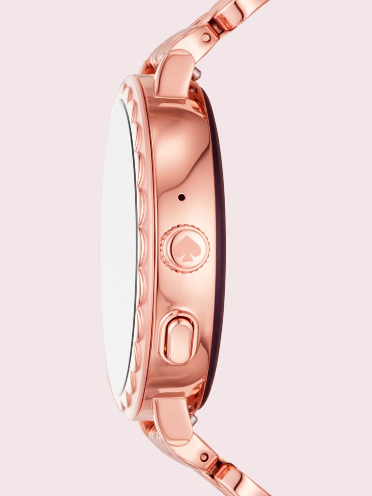 blush leather scallop smartwatch 2