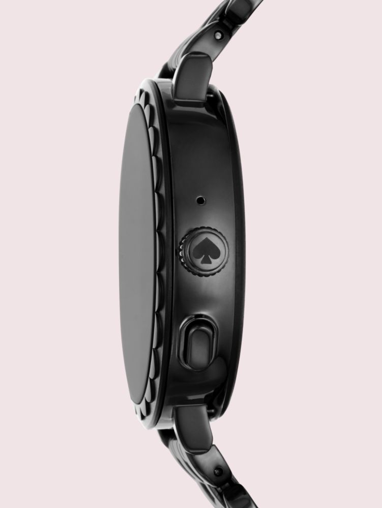 Black Stainless Steel Scallop Smartwatch 2 Kate Spade New York