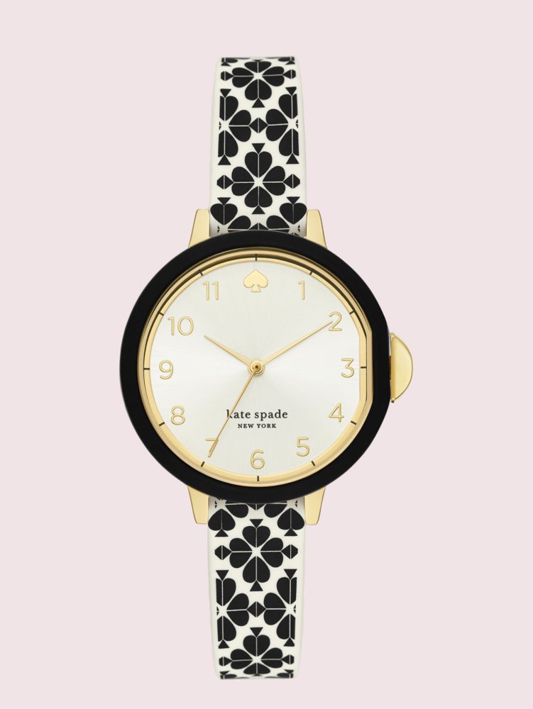 kate spade park row silicone watch
