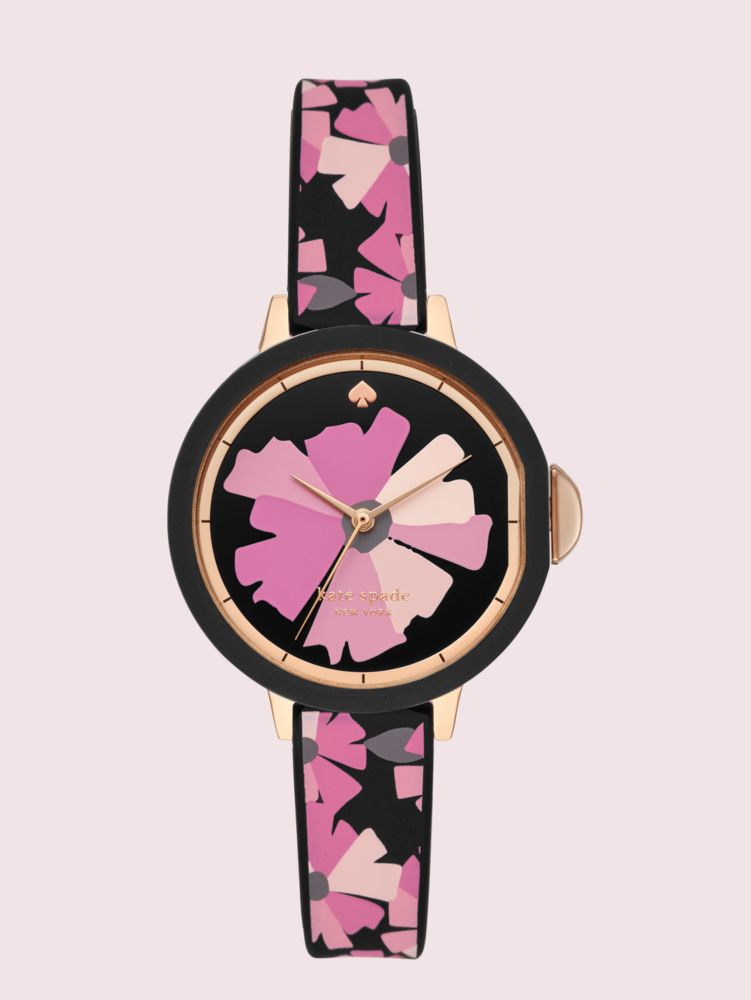 kate spade park row silicone watch