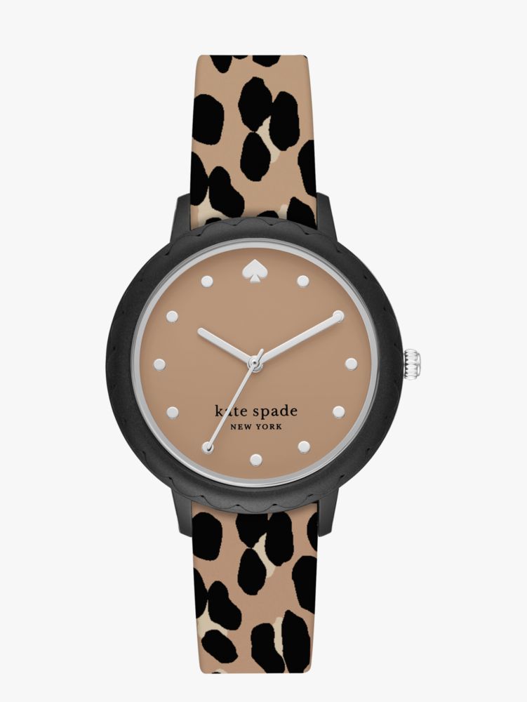 Morningside Leopard Print Silicone Watch | Kate Spade New York
