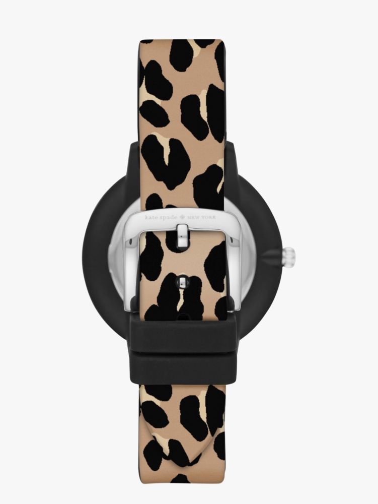 Morningside Leopard-print Silicone Watch, Leopard, Product