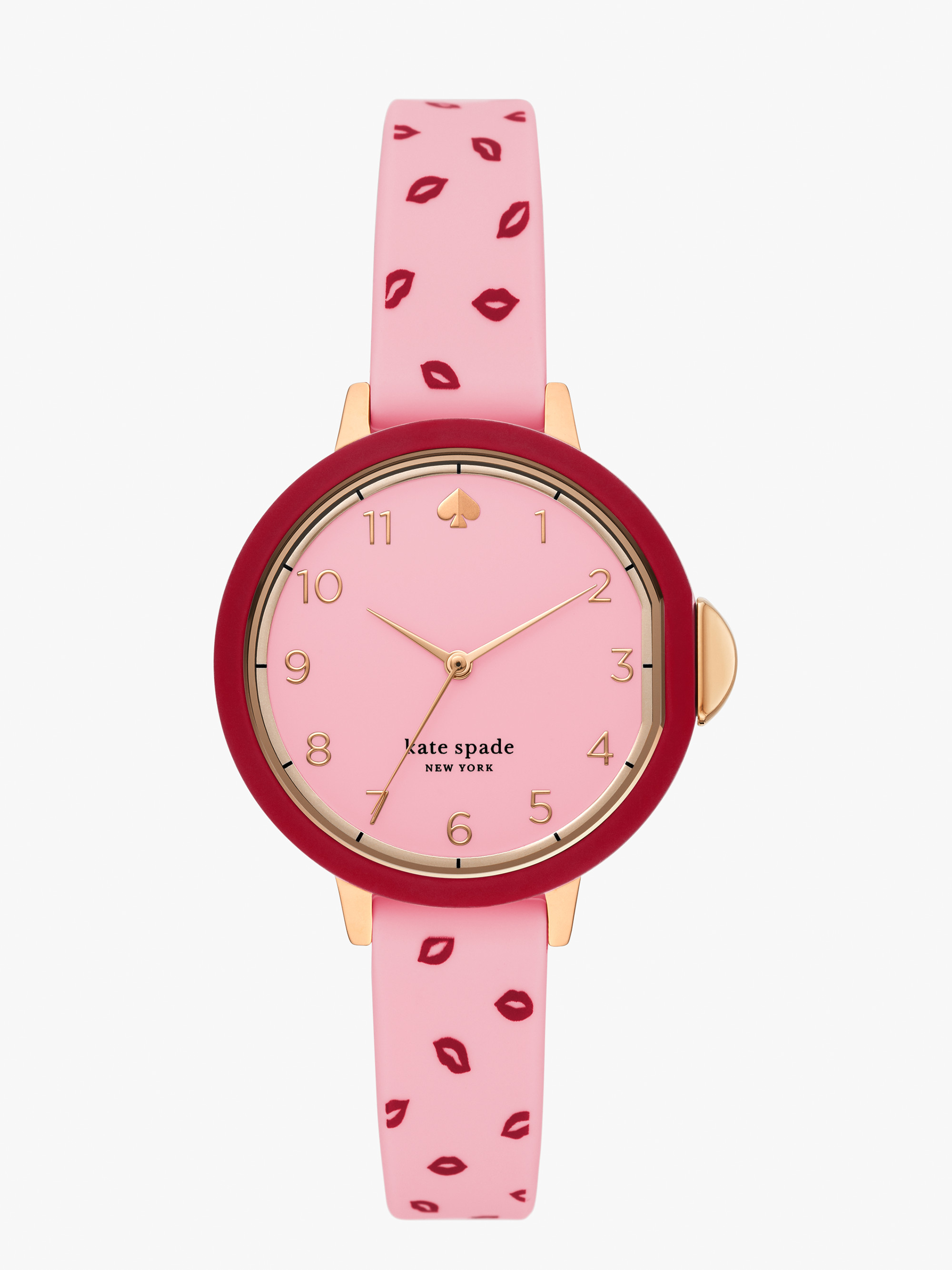 park row lips silicone watch