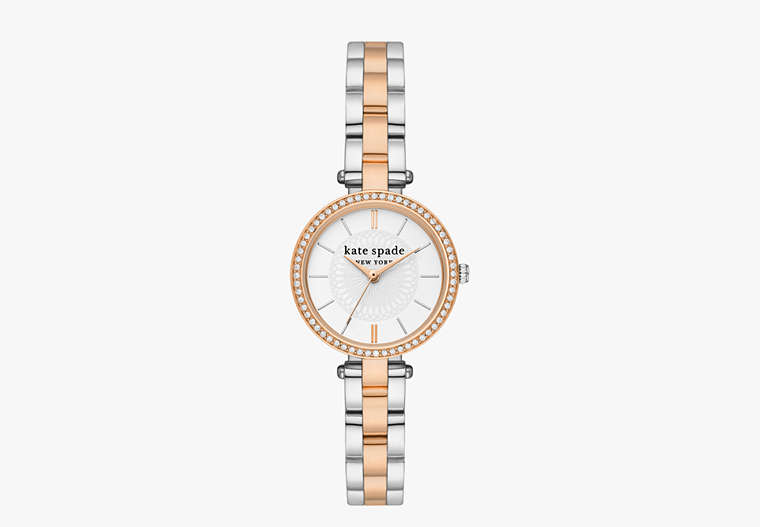 Holland Two-tone Stainless Steel Watch, Rose Gold/Silver, Product
