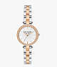 Holland Two-tone Stainless Steel Watch, Rose Gold/Silver, ProductTile
