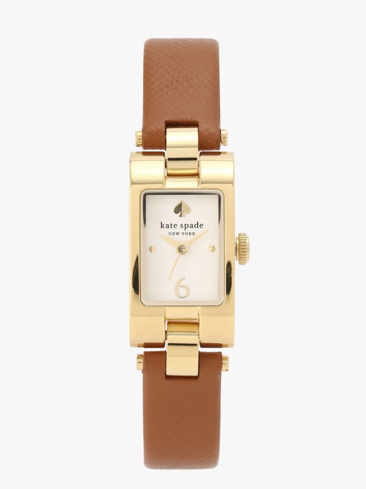 Brookville Brown Leather Watch Kate Spade New York