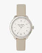 Morningside Grey Leather Watch, GREY, Product
