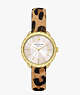 Morningside Leopard Faux Calf Hair Watch, Leopard, ProductTile