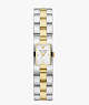 Brookville Two-tone Stainless Steel Watch, White, ProductTile