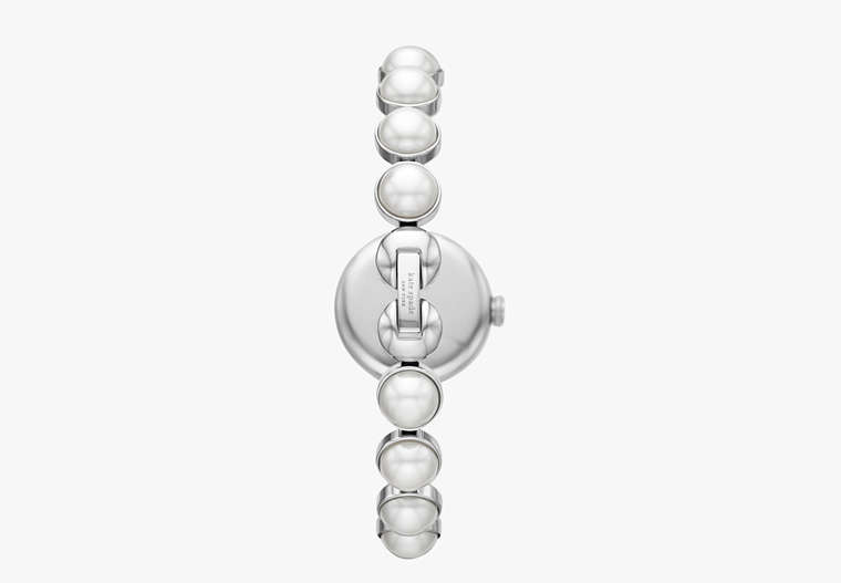 Monroe Pearl Bracelet Watch, White, Product