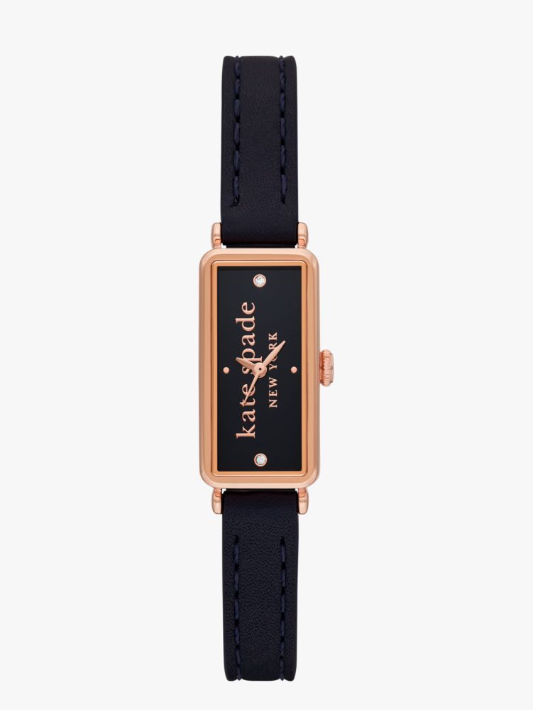 KATE SPADE ROSEDALE BLUE LEATHER WATCH