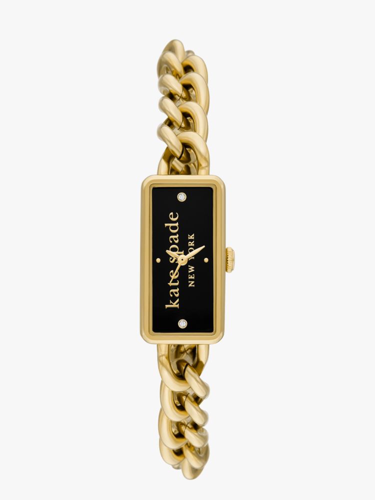 KATE SPADE ROSEDALE GOLD-TONE STAINLESS STEEL WATCH