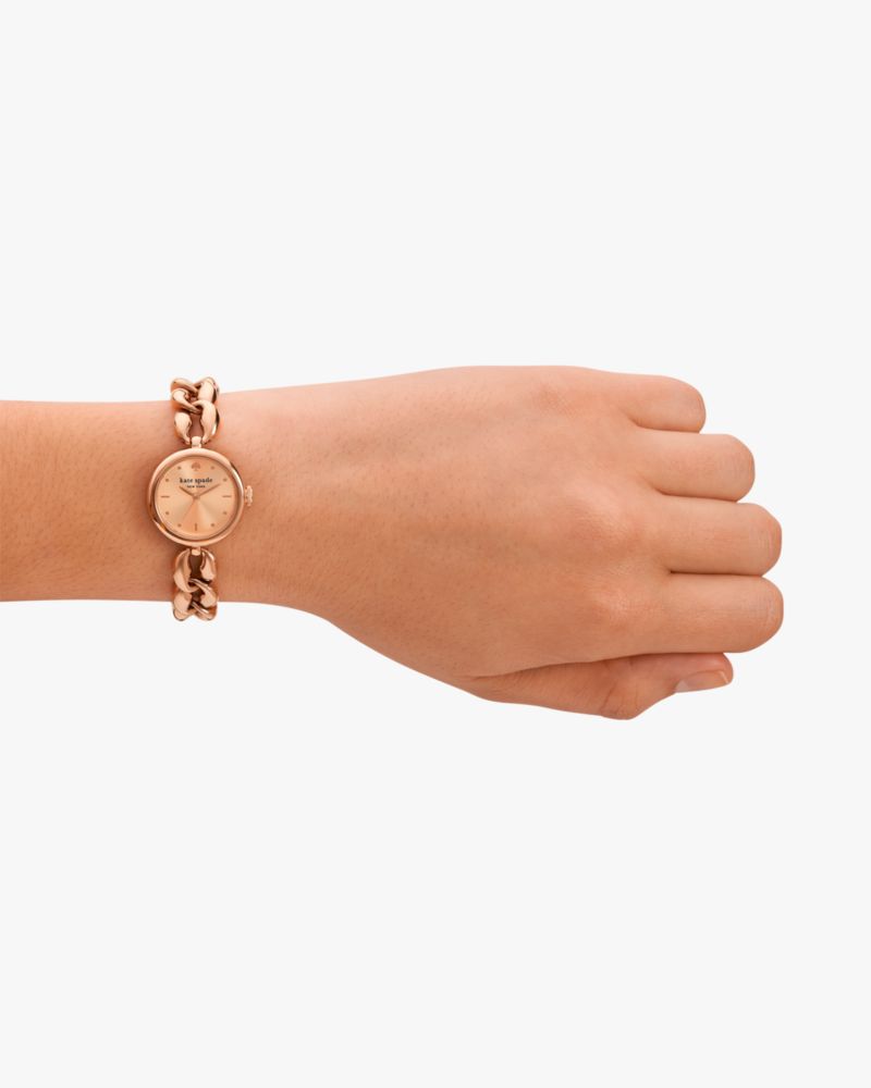 Kate Spade Monroe Rose Gold-Tone Stainless Steel Bracelet Watch. 5