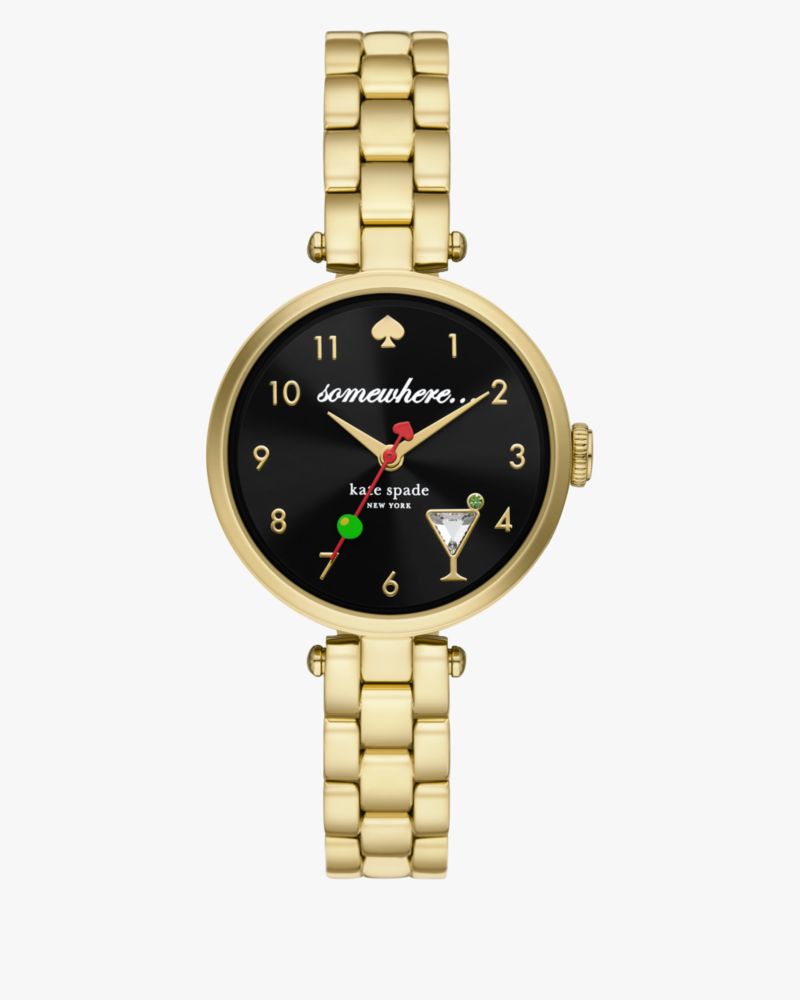 Metro Gold Tone Stainless Steel Mesh Watch | Kate Spade New York