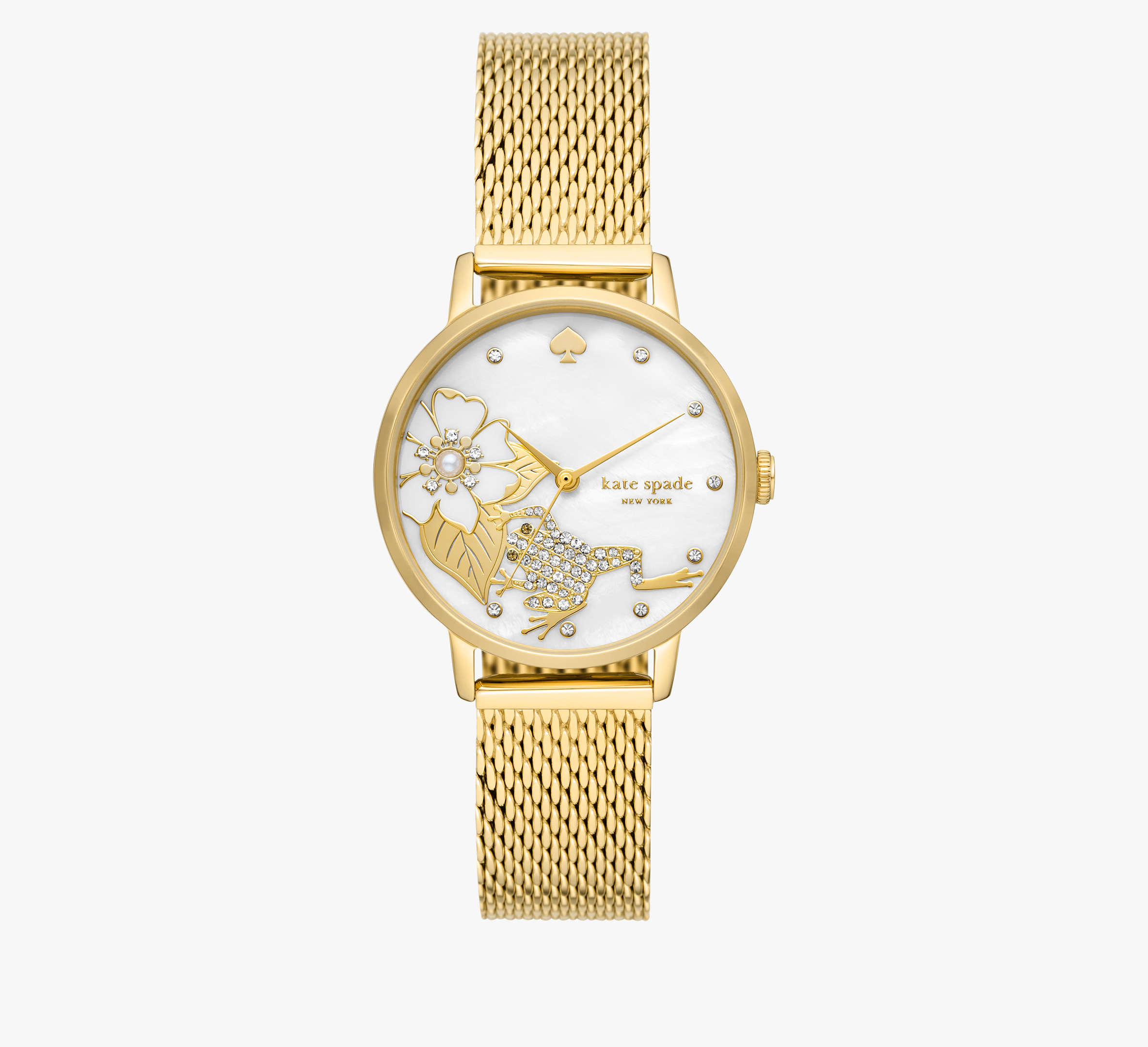 Shop Kate Spade Metro Gold-tone Stainless Steel Watch