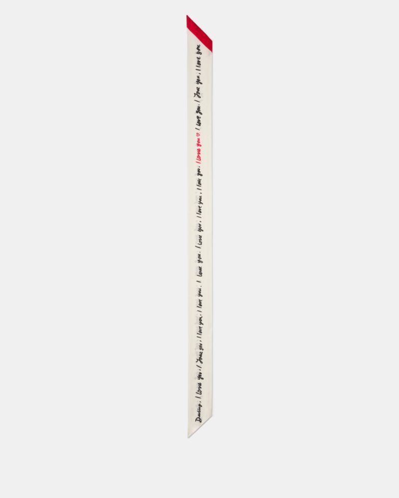 Kate Spade I Love You Silk Skinny