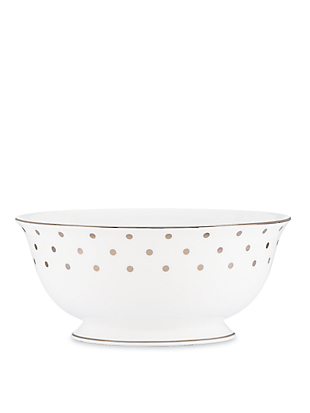 larabee road platinum serving bowl by kate spade new york non-hover view