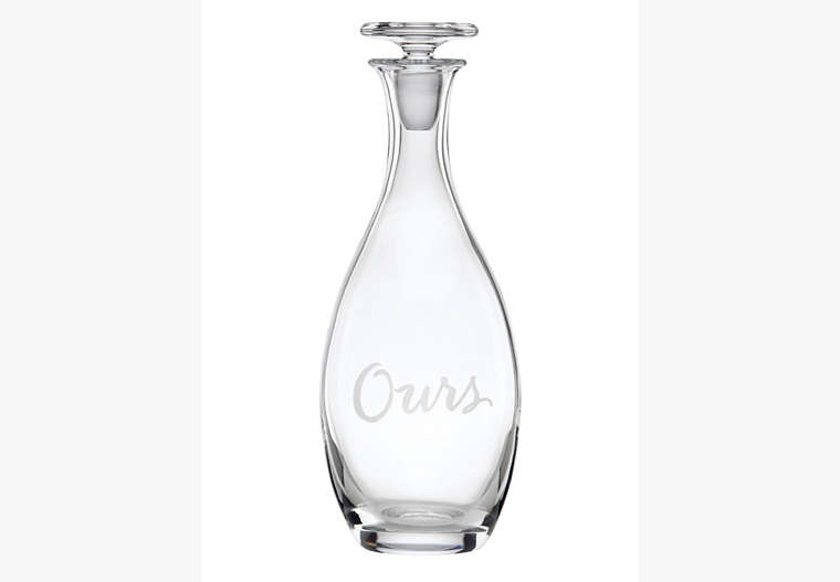 Two Of A Kind Ours Decanter, Clear, Product